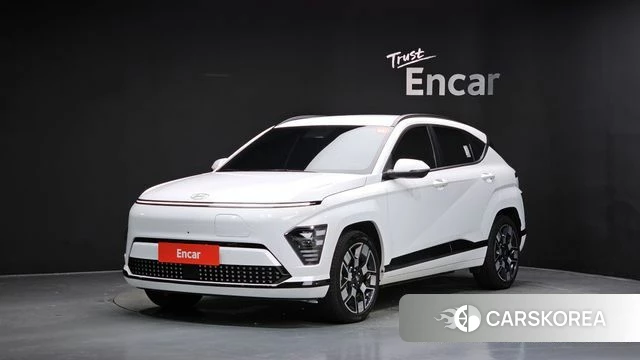 Hyundai Kona Electric (SX2) 2023 Белый из Кореи