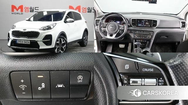 Kia Sportage The Bold 2019 Белый из Кореи