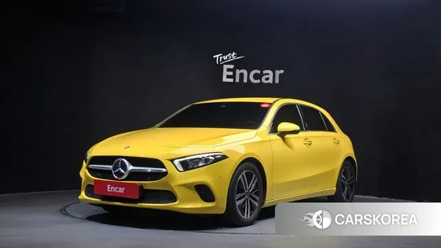 Mercedes-Benz A-Class W177 2022 Желтый из Кореи