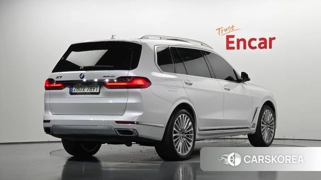 BMW X7 (G07) 2021 Белый из Кореи