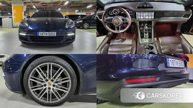 Porsche Panamera (971) 2018 Синий из Кореи