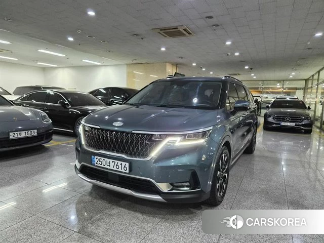 Kia Carnival 4th generation 2020 Небесно-голубой из Кореи