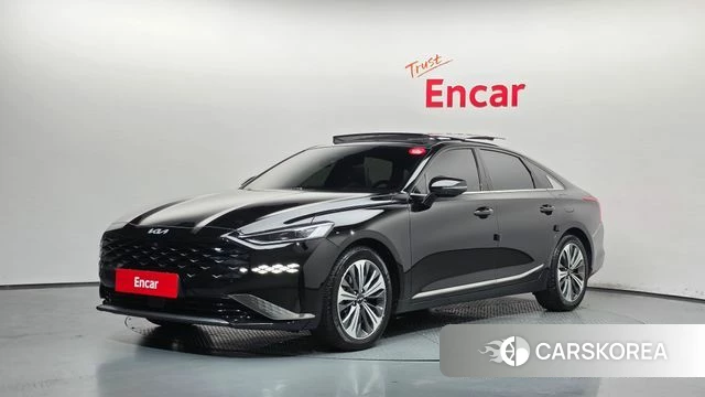 Kia K8 Hybrid 2023 Черный из Кореи