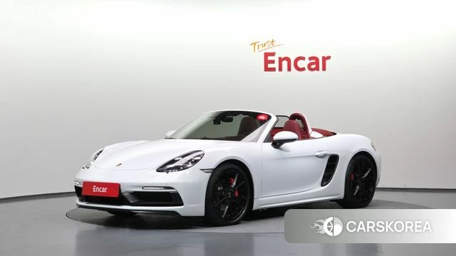 Porsche 718 Boxster 2018 Белый из Кореи