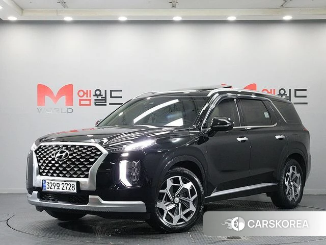 Hyundai Palisade 2021 Черный из Кореи
