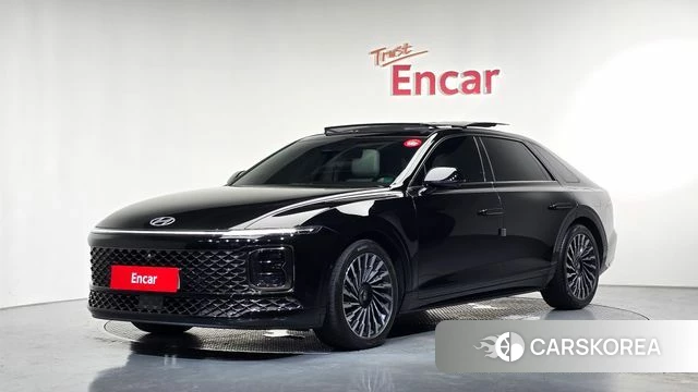 Hyundai Grandeur Hybrid (GN7) 2023 Черный из Кореи
