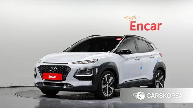 Hyundai Kona 2019 Белый из Кореи