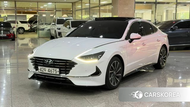 Hyundai Sonata (DN8) 2019 Белый из Кореи