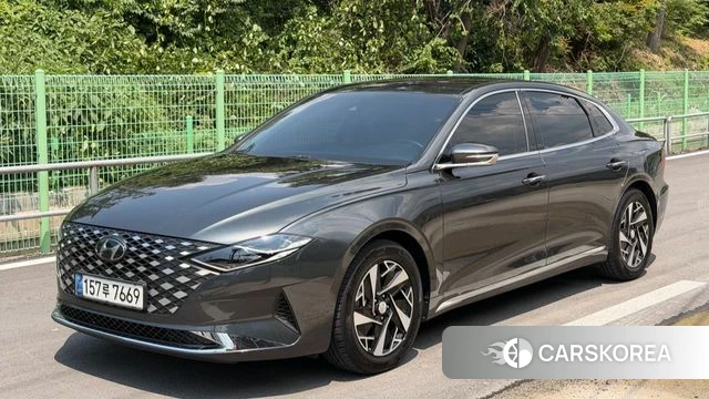 Hyundai The New Grandeur IG Hybrid 2021 Серый из Кореи