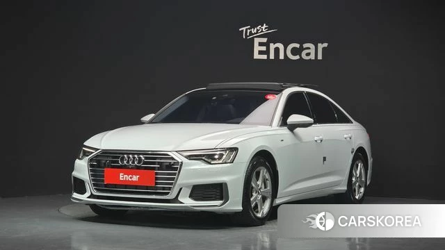 Audi A6 (C8) 2020 Белый из Кореи