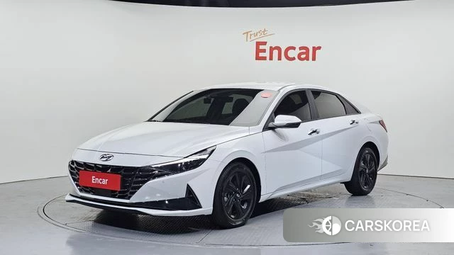 Hyundai Avante (CN7) 2022 Белый из Кореи
