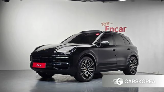Porsche Cayenne (PO536) 2024 Черный из Кореи