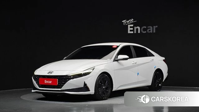 Hyundai Avante (CN7) 2023 Белый из Кореи