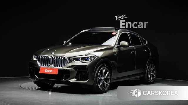 BMW X6 (G06) 2022 Песочный из Кореи