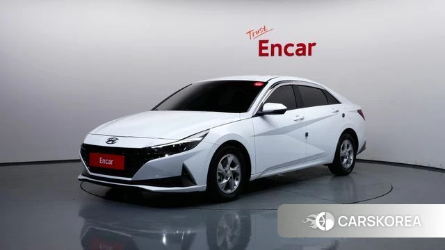 Hyundai Avante (CN7) 2021 Белый из Кореи