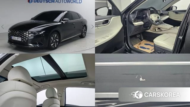 Hyundai The New Grandeur IG Hybrid 2021 Черный из Кореи