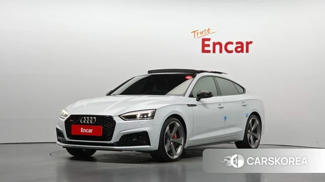 Audi A5 (F5) 2019 Белый из Кореи