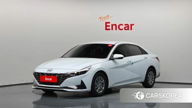 Hyundai Avante (CN7) 2021 Белый из Кореи