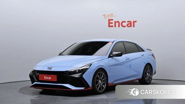 Hyundai Avante (CN7) 2021 Светло-серебряный цвет из Кореи