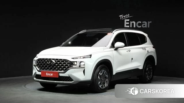 Hyundai The New Santa Fe 2021 Белый из Кореи
