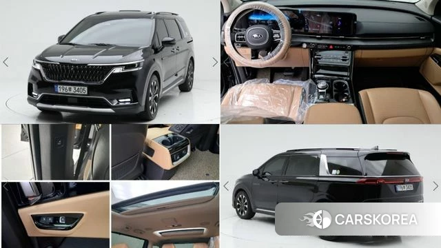 Kia Carnival 4th generation 2021 Черный из Кореи