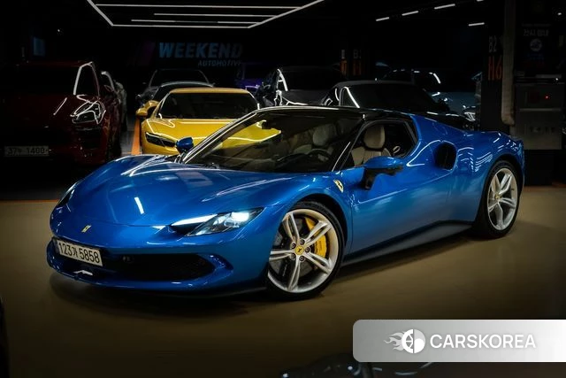 Ferrari 296 GTB 2023 Синий из Кореи