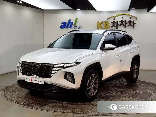 Hyundai Tucson Hybrid (NX4) 2021 Белый из Кореи