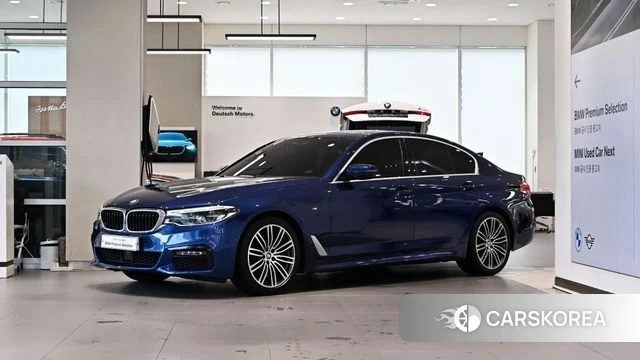 BMW 5 Series (G30) 2019 Синий из Кореи
