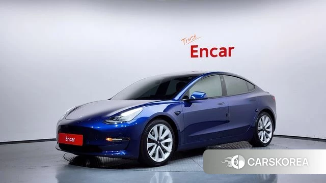 Tesla Model 3 2020 Синий из Кореи
