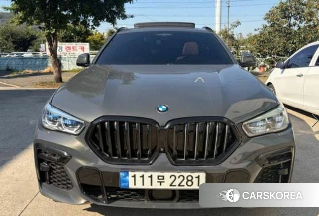 BMW X6 (G06) 2022 Серый из Кореи