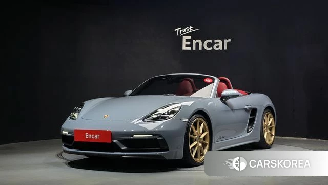 Porsche 718 Boxster 2023 Светло-серебряный цвет из Кореи