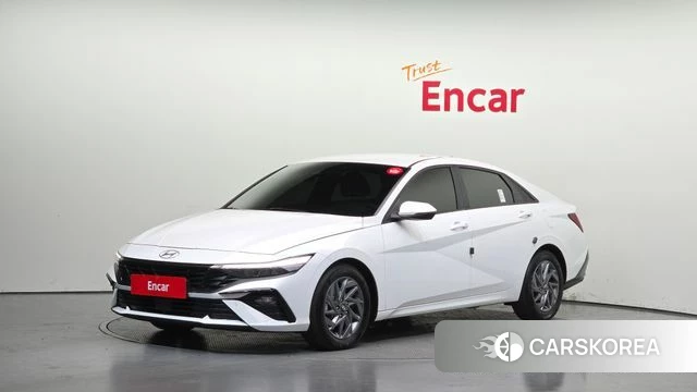 Hyundai The New Avante Hybrid (CN7) 2023 Белый из Кореи