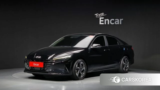 Hyundai Avante (CN7) 2022 Черный из Кореи
