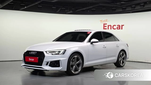 Audi A4 (B9) 2019 Белый из Кореи