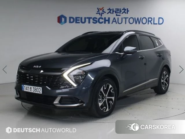 Kia Sportage 5th Generation Hybrid 2023 Серый из Кореи