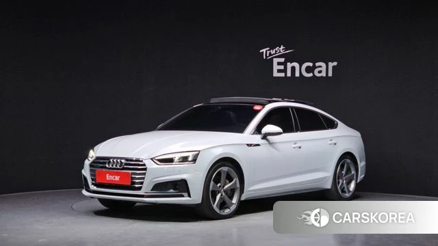 Audi A5 (F5) 2019 Белый из Кореи