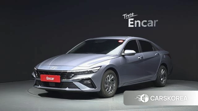 Hyundai The New Avante (CN7) 2025 Светло-серебряный цвет из Кореи