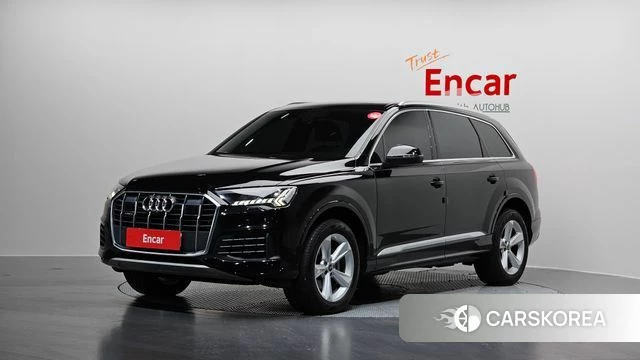 Audi Q7 (4M) 2022 Черный из Кореи