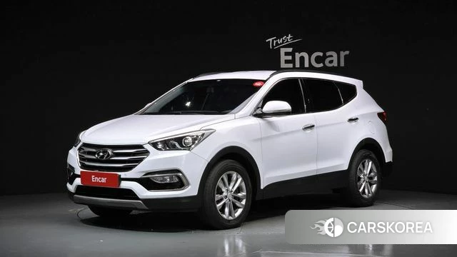 Hyundai Santa Fe The Prime 2018 Белый из Кореи