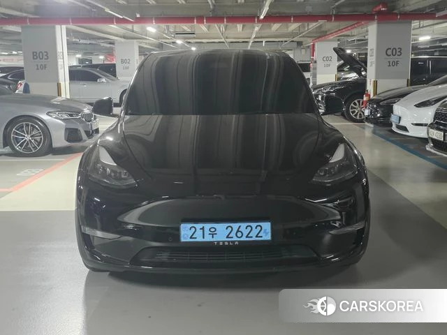 Tesla Model Y 2021 Черный из Кореи