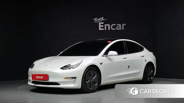 Tesla Model 3 2019 Белый из Кореи