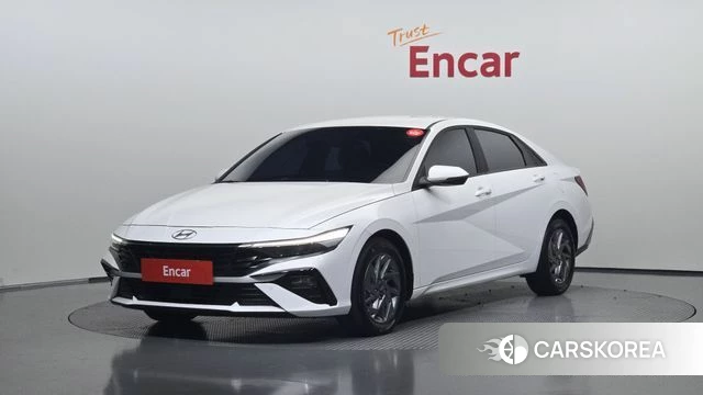 Hyundai The New Avante Hybrid (CN7) 2023 Белый из Кореи
