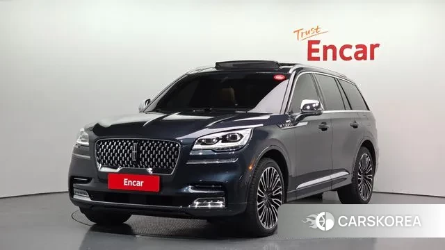 Lincoln Aviator 2nd generation 2022 Синий из Кореи