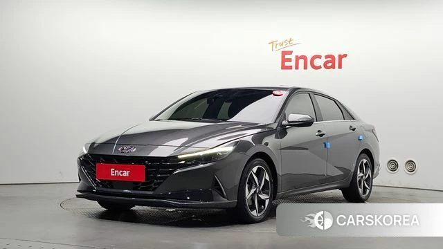 Hyundai Avante Hybrid (CN7) 2022 Серый из Кореи