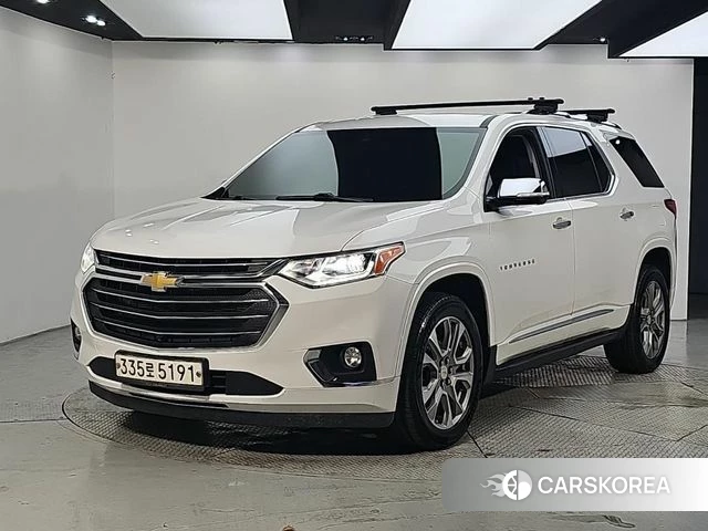 Chevrolet (GM Daewoo) Traverse 2021 Белый из Кореи