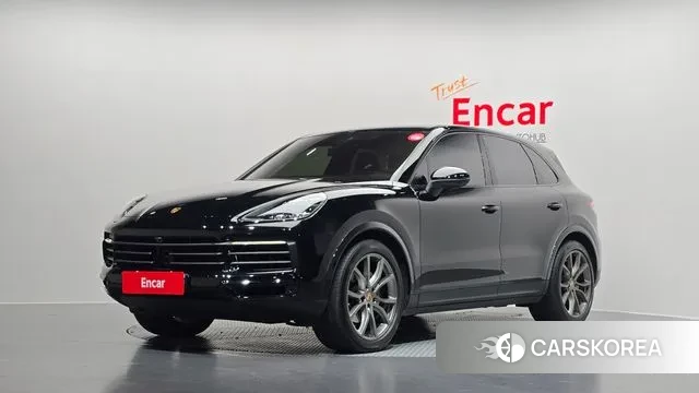 Porsche Cayenne (PO536) 2022 Черный из Кореи