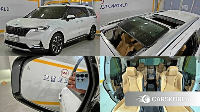 Kia Carnival 4th generation 2021 Белый из Кореи