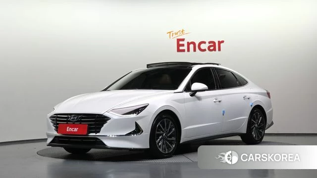 Hyundai Sonata (DN8) 2019 Белый из Кореи