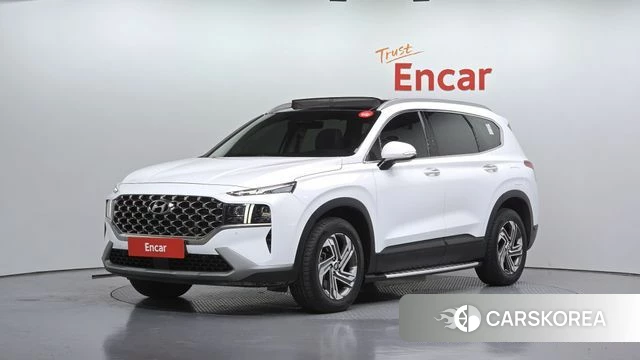 Hyundai The New Santa Fe 2023 Белый из Кореи