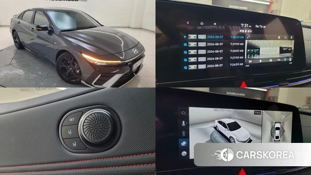 Hyundai The New Avante Hybrid (CN7) 2025 Серый из Кореи